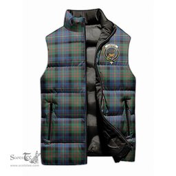 Scottish Cameron of Erracht Ancient Clan Tartan Puffer Vest, Family Crest Plaid Sleeveless Down Jacket Scottish Plaid Tartan Plaid - ScotsTee - scotstee.com
