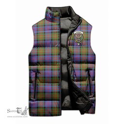 Scottish Carnegie Ancient Clan Tartan Puffer Vest, Family Crest Plaid Sleeveless Down Jacket Scottish Plaid Tartan Plaid - ScotsTee - scotstee.com