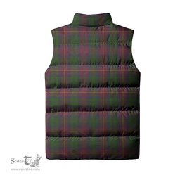 Scottish Cairns Clan Tartan Puffer Vest, Family Crest Plaid Sleeveless Down Jacket Scottish Plaid Tartan Plaid - ScotsTee - scotstee.com