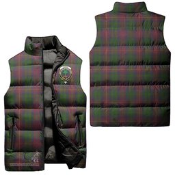 Scottish Cairns Clan Tartan Puffer Vest, Family Crest Plaid Sleeveless Down Jacket Scottish Plaid Tartan Plaid - ScotsTee - scotstee.com