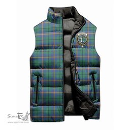 Scottish Carmichael Ancient Clan Tartan Puffer Vest, Family Crest Plaid Sleeveless Down Jacket Scottish Plaid Tartan Plaid - ScotsTee - scotstee.com