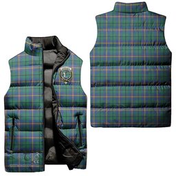 Scottish Carmichael Ancient Clan Tartan Puffer Vest, Family Crest Plaid Sleeveless Down Jacket Scottish Plaid Tartan Plaid - ScotsTee - scotstee.com