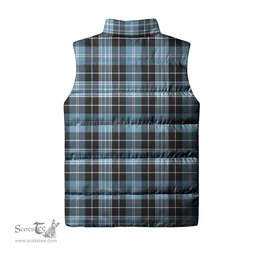 Scottish Clark Ancient Clan Tartan Puffer Vest, Family Crest Plaid Sleeveless Down Jacket Scottish Plaid Tartan Plaid - ScotsTee - scotstee.com