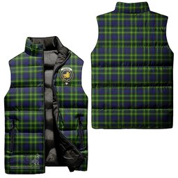 Scottish Campbell of Breadalbane Modern Clan Tartan Puffer Vest, Family Crest Plaid Sleeveless Down Jacket Scottish Plaid Tartan Plaid - ScotsTee - scotstee.com