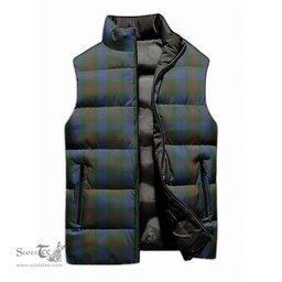 Scottish Buchanan Hunting Tartan Tartan Puffer Vest, Tartan Plaid Sleeveless Down Jacket Scottish Plaid Tartan Plaid - ScotsTee - scotstee.com