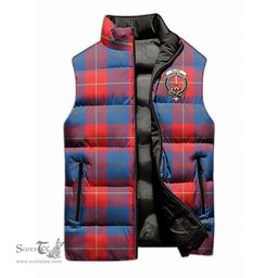 Scottish Blane Clan Tartan Puffer Vest, Family Crest Plaid Sleeveless Down Jacket Scottish Plaid Tartan Plaid - ScotsTee - scotstee.com