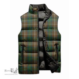 Scottish Chisholm Hunting Tartan Tartan Puffer Vest, Tartan Plaid Sleeveless Down Jacket Scottish Plaid Tartan Plaid - ScotsTee - scotstee.com
