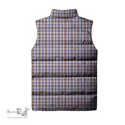 Scottish Boswell Tartan Tartan Puffer Vest, Tartan Plaid Sleeveless Down Jacket Scottish Plaid Tartan Plaid - ScotsTee - scotstee.com
