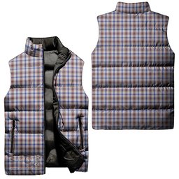 Scottish Boswell Tartan Tartan Puffer Vest, Tartan Plaid Sleeveless Down Jacket Scottish Plaid Tartan Plaid - ScotsTee - scotstee.com