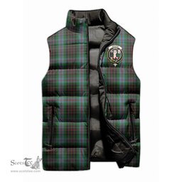 Scottish Brodie Hunting Clan Tartan Puffer Vest, Family Crest Plaid Sleeveless Down Jacket Scottish Plaid Tartan Plaid - ScotsTee - scotstee.com
