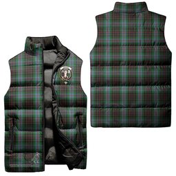 Scottish Brodie Hunting Clan Tartan Puffer Vest, Family Crest Plaid Sleeveless Down Jacket Scottish Plaid Tartan Plaid - ScotsTee - scotstee.com