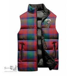 Scottish Byres (Byses) Clan Tartan Puffer Vest, Family Crest Plaid Sleeveless Down Jacket Scottish Plaid Tartan Plaid - ScotsTee - scotstee.com