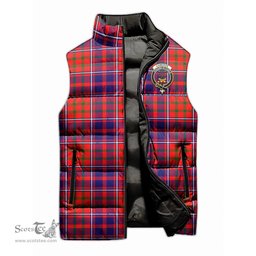 Scottish Cameron of Lochiel Modern Clan Tartan Puffer Vest, Family Crest Plaid Sleeveless Down Jacket Scottish Plaid Tartan Plaid - ScotsTee - scotstee.com