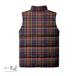Scottish Christie Clan Tartan Puffer Vest, Family Crest Plaid Sleeveless Down Jacket Scottish Plaid Tartan Plaid - ScotsTee - scotstee.com