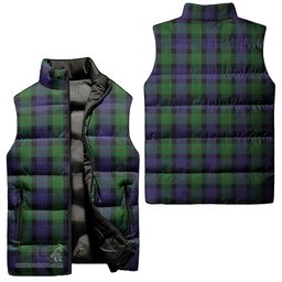 Scottish Blair Tartan Tartan Puffer Vest, Tartan Plaid Sleeveless Down Jacket Scottish Plaid Tartan Plaid - ScotsTee - scotstee.com