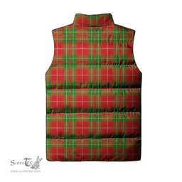 Scottish Burnett Ancient Tartan Tartan Puffer Vest, Tartan Plaid Sleeveless Down Jacket Scottish Plaid Tartan Plaid - ScotsTee - scotstee.com