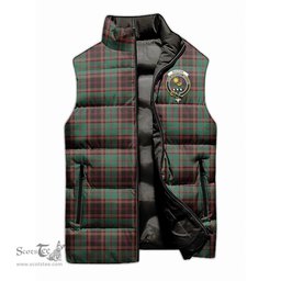 Scottish Buchan Ancient Clan Tartan Puffer Vest, Family Crest Plaid Sleeveless Down Jacket Scottish Plaid Tartan Plaid - ScotsTee - scotstee.com