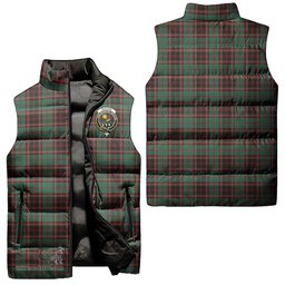 Scottish Buchan Ancient Clan Tartan Puffer Vest, Family Crest Plaid Sleeveless Down Jacket Scottish Plaid Tartan Plaid - ScotsTee - scotstee.com