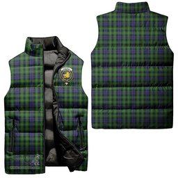 Scottish Campbell of Breadalbane Clan Tartan Puffer Vest, Family Crest Plaid Sleeveless Down Jacket Scottish Plaid Tartan Plaid - ScotsTee - scotstee.com