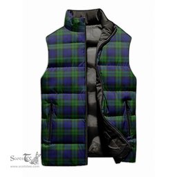 Scottish Campbell Modern Tartan Tartan Puffer Vest, Tartan Plaid Sleeveless Down Jacket Scottish Plaid Tartan Plaid - ScotsTee - scotstee.com
