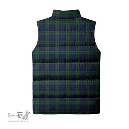 Scottish Campbell Modern Tartan Tartan Puffer Vest, Tartan Plaid Sleeveless Down Jacket Scottish Plaid Tartan Plaid - ScotsTee - scotstee.com
