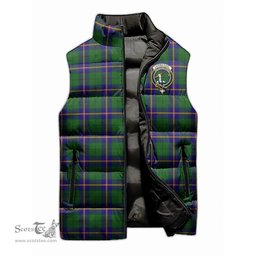 Scottish Carmichael Modern Clan Tartan Puffer Vest, Family Crest Plaid Sleeveless Down Jacket Scottish Plaid Tartan Plaid - ScotsTee - scotstee.com