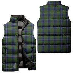 Scottish Cameron of Lochiel Hunting Tartan Tartan Puffer Vest, Tartan Plaid Sleeveless Down Jacket Scottish Plaid Tartan Plaid - ScotsTee - scotstee.com