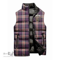 Scottish Carnegie Clan Tartan Puffer Vest, Family Crest Plaid Sleeveless Down Jacket Scottish Plaid Tartan Plaid - ScotsTee - scotstee.com