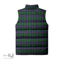 Scottish Carmichael Modern Tartan Tartan Puffer Vest, Tartan Plaid Sleeveless Down Jacket Scottish Plaid Tartan Plaid - ScotsTee - scotstee.com