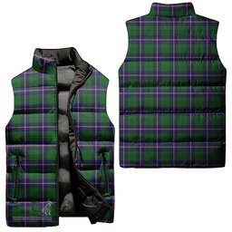 Scottish Carmichael Modern Tartan Tartan Puffer Vest, Tartan Plaid Sleeveless Down Jacket Scottish Plaid Tartan Plaid - ScotsTee - scotstee.com