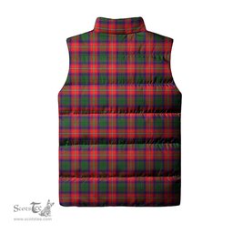 Scottish Charteris Tartan Tartan Puffer Vest, Tartan Plaid Sleeveless Down Jacket Scottish Plaid Tartan Plaid - ScotsTee - scotstee.com