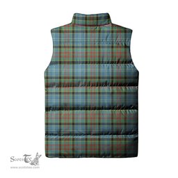 Scottish Cathcart Tartan Tartan Puffer Vest, Tartan Plaid Sleeveless Down Jacket Scottish Plaid Tartan Plaid - ScotsTee - scotstee.com