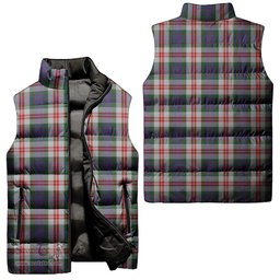 Scottish Fraser Red Dress Tartan Tartan Puffer Vest, Tartan Plaid Sleeveless Down Jacket Scottish Plaid Tartan Plaid - ScotsTee - scotstee.com