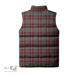 Scottish Crawford Modern Tartan Tartan Puffer Vest, Tartan Plaid Sleeveless Down Jacket Scottish Plaid Tartan Plaid - ScotsTee - scotstee.com