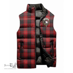 Scottish Cunningham Clan Tartan Puffer Vest, Family Crest Plaid Sleeveless Down Jacket Scottish Plaid Tartan Plaid - ScotsTee - scotstee.com