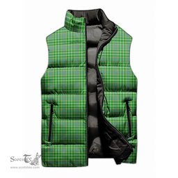 Scottish Currie Tartan Tartan Puffer Vest, Tartan Plaid Sleeveless Down Jacket Scottish Plaid Tartan Plaid - ScotsTee - scotstee.com