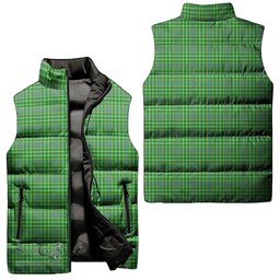 Scottish Currie Tartan Tartan Puffer Vest, Tartan Plaid Sleeveless Down Jacket Scottish Plaid Tartan Plaid - ScotsTee - scotstee.com