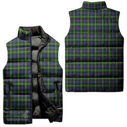 Scottish Farquharson Modern Tartan Tartan Puffer Vest, Tartan Plaid Sleeveless Down Jacket Scottish Plaid Tartan Plaid - ScotsTee - scotstee.com