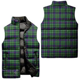Scottish Duncan Modern Tartan Tartan Puffer Vest, Tartan Plaid Sleeveless Down Jacket Scottish Plaid Tartan Plaid - ScotsTee - scotstee.com