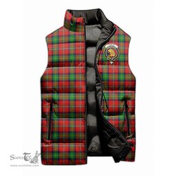Scottish Fairlie Modern Clan Tartan Puffer Vest, Family Crest Plaid Sleeveless Down Jacket Scottish Plaid Tartan Plaid - ScotsTee - scotstee.com