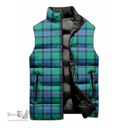 Scottish Flower Of Scotland Tartan Tartan Puffer Vest, Tartan Plaid Sleeveless Down Jacket Scottish Plaid Tartan Plaid - ScotsTee - scotstee.com