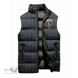 Scottish Fletcher Clan Tartan Puffer Vest, Family Crest Plaid Sleeveless Down Jacket Scottish Plaid Tartan Plaid - ScotsTee - scotstee.com