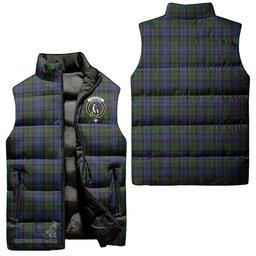 Scottish Fletcher Clan Tartan Puffer Vest, Family Crest Plaid Sleeveless Down Jacket Scottish Plaid Tartan Plaid - ScotsTee - scotstee.com
