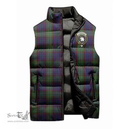 Scottish Cunningham Hunting Clan Tartan Puffer Vest, Family Crest Plaid Sleeveless Down Jacket Scottish Plaid Tartan Plaid - ScotsTee - scotstee.com