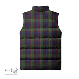 Scottish Cunningham Hunting Clan Tartan Puffer Vest, Family Crest Plaid Sleeveless Down Jacket Scottish Plaid Tartan Plaid - ScotsTee - scotstee.com