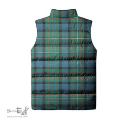 Scottish Ferguson Ancient Clan Tartan Puffer Vest, Family Crest Plaid Sleeveless Down Jacket Scottish Plaid Tartan Plaid - ScotsTee - scotstee.com