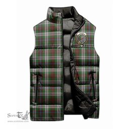 Scottish Fraser Hunting Dress Clan Tartan Puffer Vest, Family Crest Plaid Sleeveless Down Jacket Scottish Plaid Tartan Plaid - ScotsTee - scotstee.com