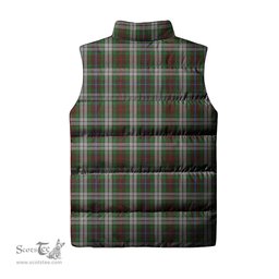 Scottish Fraser Hunting Dress Clan Tartan Puffer Vest, Family Crest Plaid Sleeveless Down Jacket Scottish Plaid Tartan Plaid - ScotsTee - scotstee.com