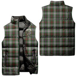 Scottish Fraser Hunting Dress Clan Tartan Puffer Vest, Family Crest Plaid Sleeveless Down Jacket Scottish Plaid Tartan Plaid - ScotsTee - scotstee.com