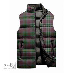 Scottish Crosbie Tartan Tartan Puffer Vest, Tartan Plaid Sleeveless Down Jacket Scottish Plaid Tartan Plaid - ScotsTee - scotstee.com